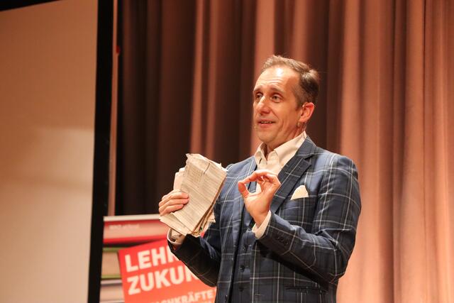 Für staunen sorgte Martin von Barabü.
 | Foto: Celina Leitner