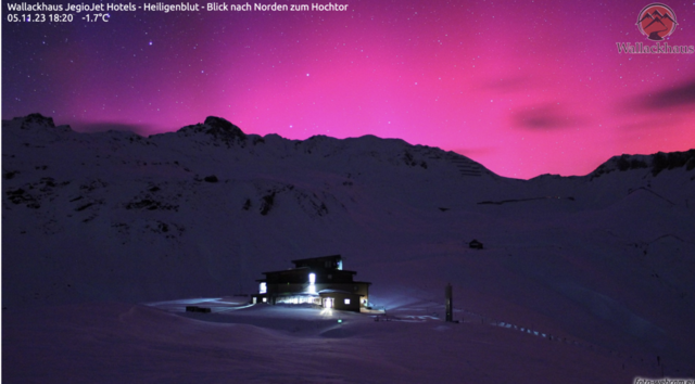 So sah es beim Wallackhaus am Sonntagabend aus. | Foto: foto-webcam.eu