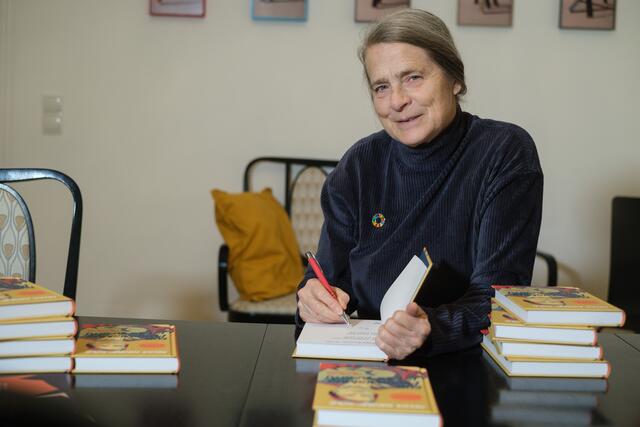 Zum 75. Geburtstag ein neues Buch geschrieben: Helga Kromp-Kolb. | Foto: Roland Ferrigato