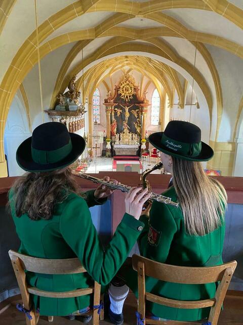 Die Musikkapelle Krumegg spielt ihr Jahreskonzert erstmals im schönen Ambiente der Kirche in St. Marein. | Foto: privat