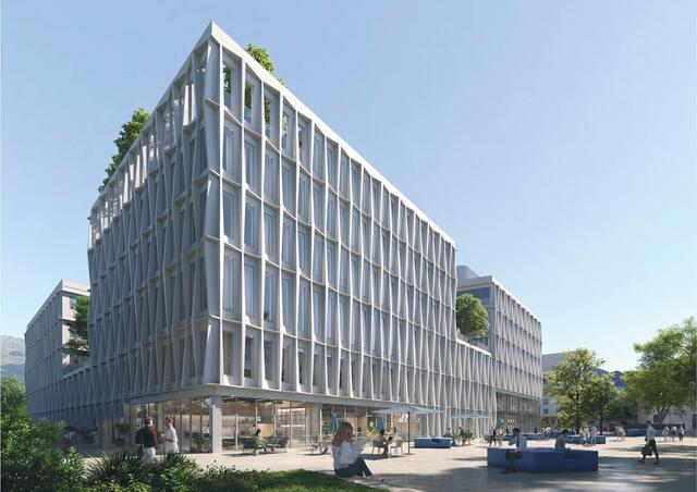 MCI Neu: die Sinnhaftigkeit einer nochmaligen Standortprüfung wird hinterfragt. | Foto: Henning Larsen
