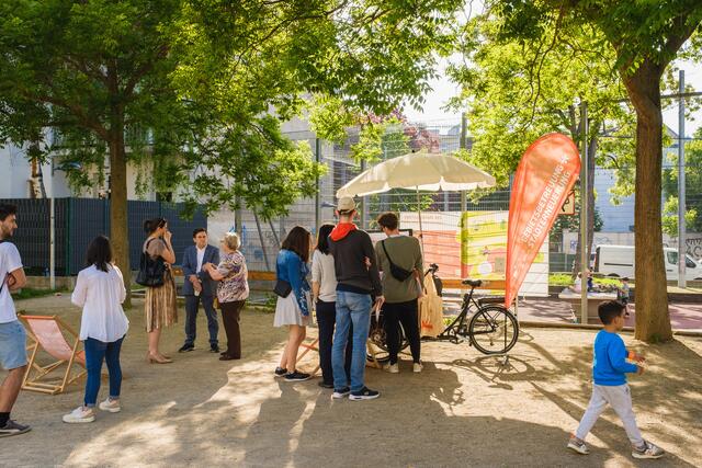 Die Meidlingerinnen und Meidlinger haben fleißig mitgeplant.  | Foto: Daniel Dutkowsky