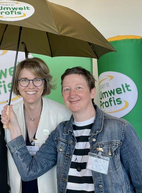 Abfallberaterinnen Gudrun Pichler-Zecha u. Sonja Glatzel | Foto: c) BAV Ried