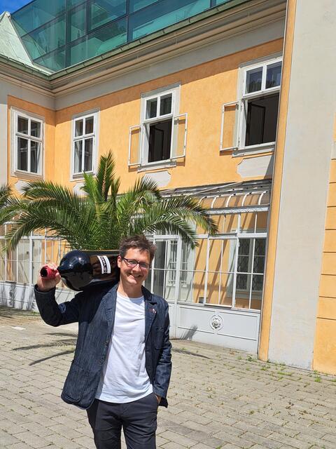 Martin Siebermair, Geschäftsführer des
Bergschlössls, freut sich auf die erste Ausgabe der Weinmesse.  | Foto: Bergschlössl