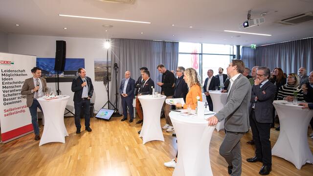 Rund 65 Unternehmer sind der Einladung in das Cargo Center Graz nach Werndorf gefolgt. | Foto: Klaus Morgenstern