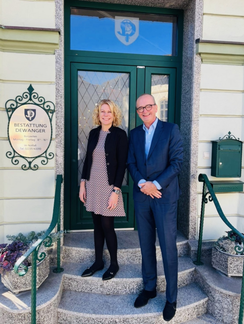 Katharina Strack-Dewanger und Peter Holeczek
 | Foto: Bestattung Dewanger