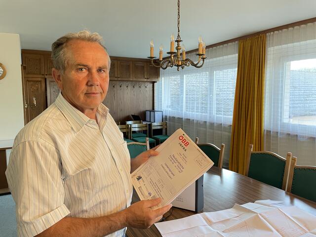 Bürgermeister von Köstendorf Wolfgang Wagner. | Foto: Rosa Besler