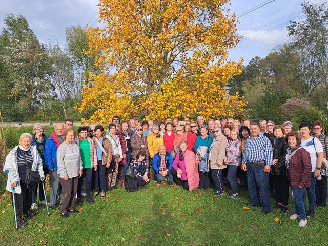 Bei bestem Herbstwetter verbrachten die Pensionisten einen schönen Tag  | Foto: Privat