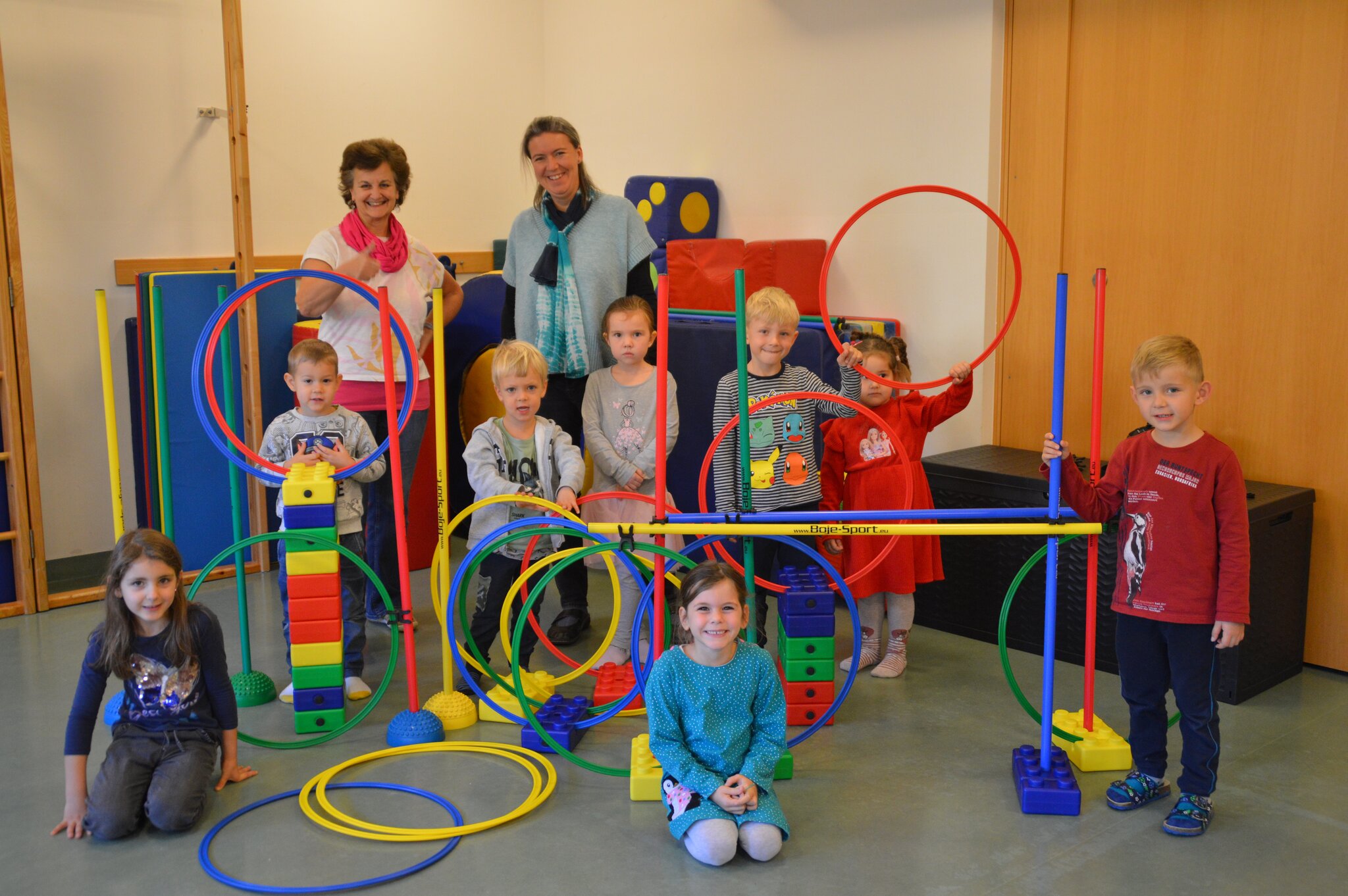 Gesunde Gemeinde Schwertberg sponsert Motoriksets: Kindergarten BUNTE Bildidee 