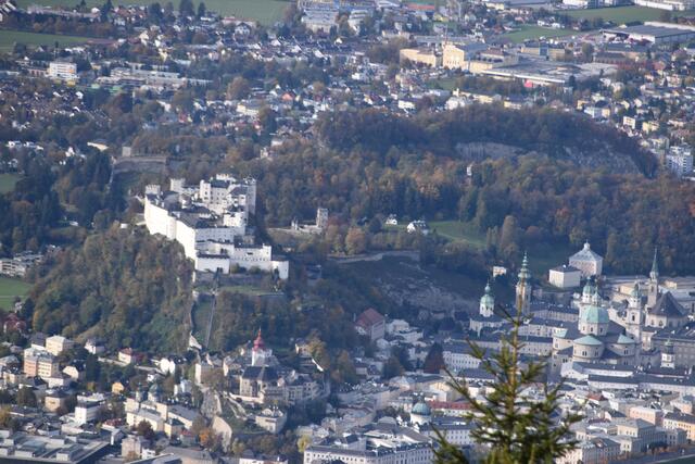 Blick auf die Stadt Salzburg vom Gaisberg aus. | Foto: Philip Steiner