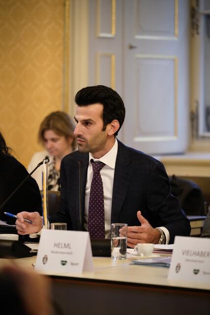 LH-Stellvertreter Udo Landbauer bei der Landessportreferentenkonferenz in Graz. | Foto: SPORTLAND Niederösterreich
