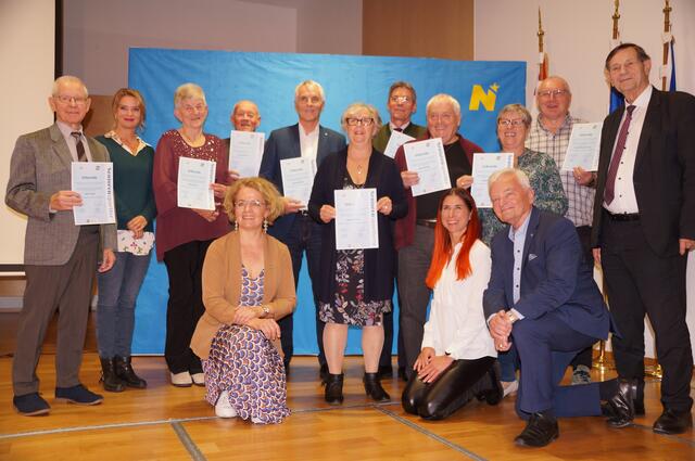 Nominierte Seniorensportlerinnen und Seniorensportler aus dem Bezirk Mistelbach | Foto: Birgit Schmatz