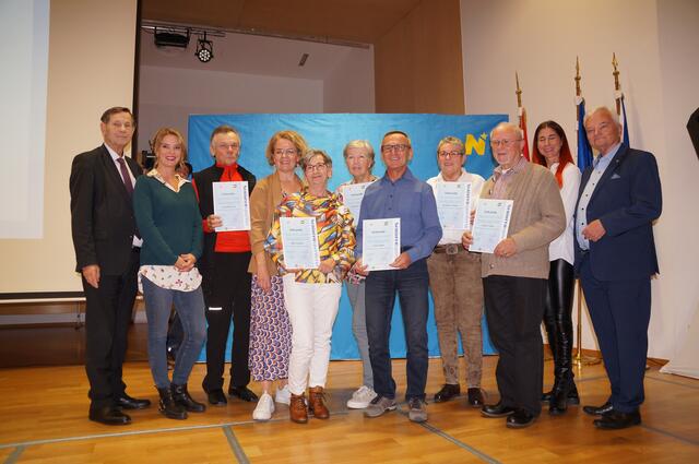 Nominierte Seniorensportlerinnen und Seniorensportler aus dem Bezirk Horn | Foto: Birgit Schmatz