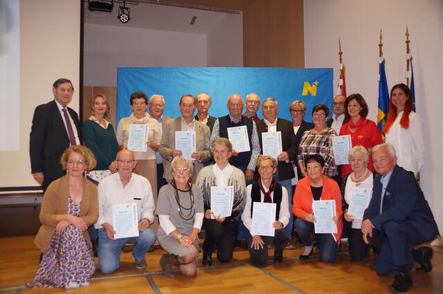 Nominierte Seniorensportlerinnen und Seniorensportler aus dem Bezirk Krems | Foto: Birgit Schmatz