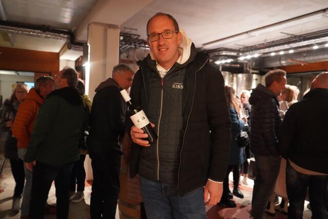 Weingenuss am Weingut der Familie Kiss, am Foto Ronald Kiss  | Foto: Andrea Glatzer