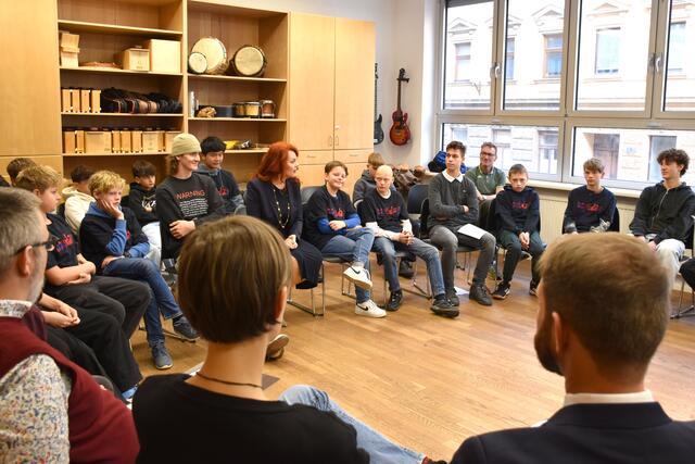 Am Boys‘ Day waren heute die Schüler der BRG Innsbruck zu Besuch in der BAfEP Innsbruck in der Haspingerstraße. | Foto: Land Tirol/Krepper