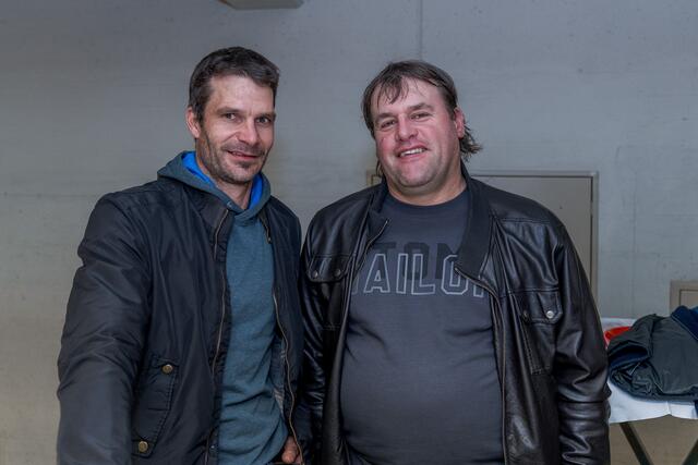 Obmann der Musikkapelle Gries Jenewein Alexander und Kapellmeister Stellvertreter Grasl Josef | Foto: Holzmann