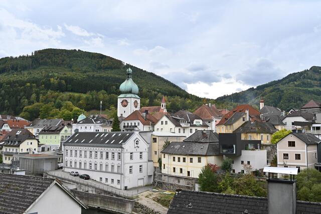 Stadt Waidhofen vom Zeller Ufer
