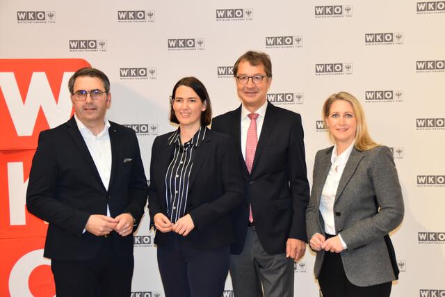 Das Team um Präsidentin Barbara Thaler: Anton Rieder, Martin Wetscher und Martina Entner. Nicht im Bild:; Manfred Pletzer.