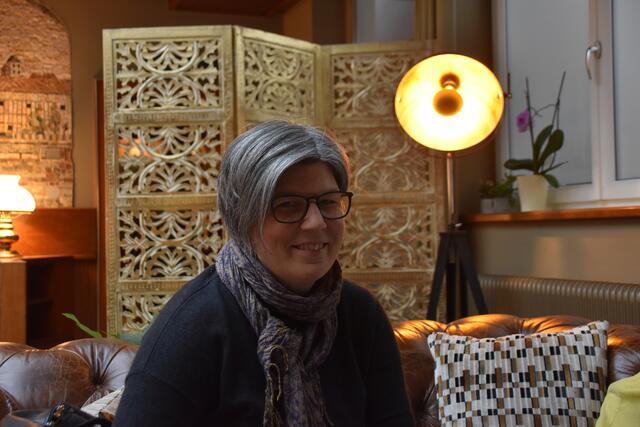 Restauratorin Eva Hottenroth kritisiert den Supermarkt-Neubau in der Stadt Scheibbs. | Foto: Roland Mayr