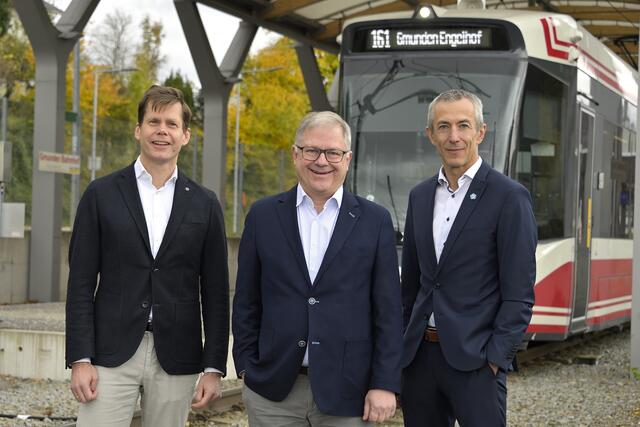 Christoph Döderlein, Günter Neumann, Manfred Schmalzer. | Foto: Stern &amp; Hafferl Verkehr