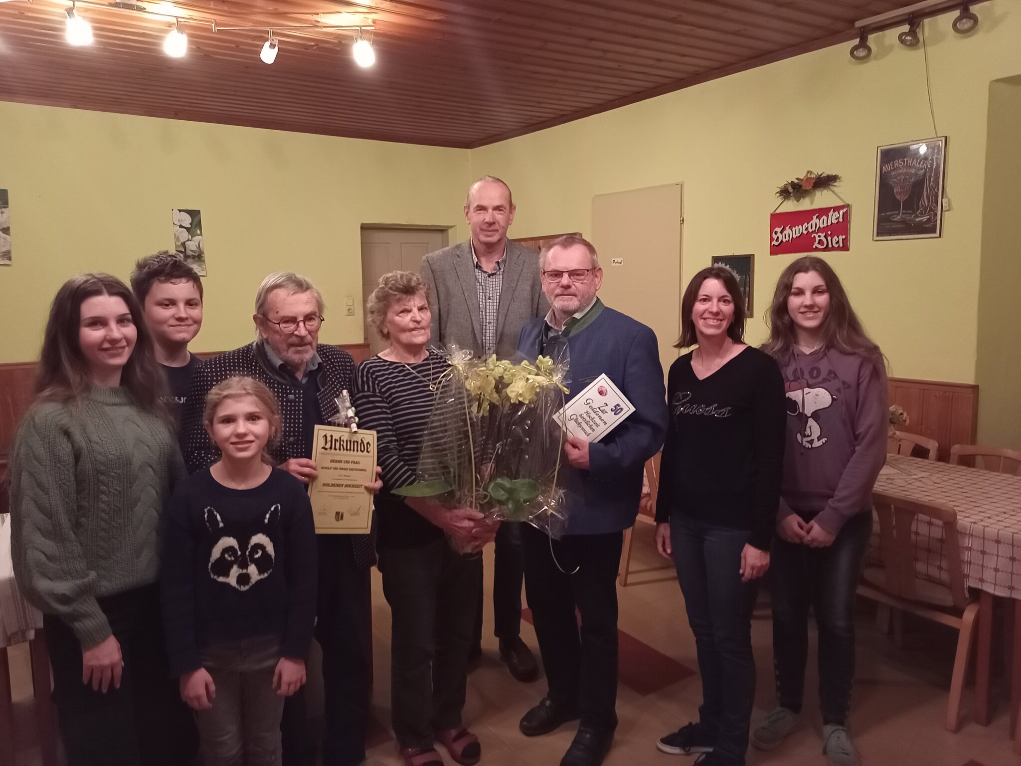 Gratulationen Ingrid und Rudolf Kretschmer feiern Goldene Hochzeit