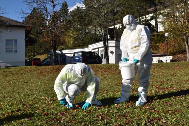 Landesübung zu Strahlenschutz gemeinsam mit Österreichischem Bundesheer, Rotem Kreuz, Feuerwehr, Polizei und Institut für Strahlenschutz und Dosimetrie | Foto: Kendlbacher