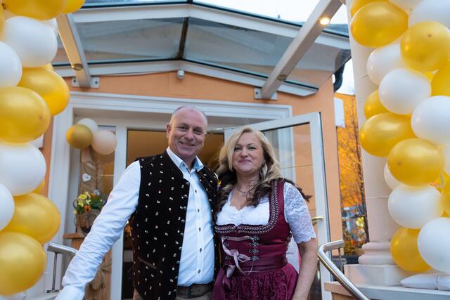 Werner- und Anica Puchegger freuten sich auf eine großartige Feier und altbekannte Gesichter.