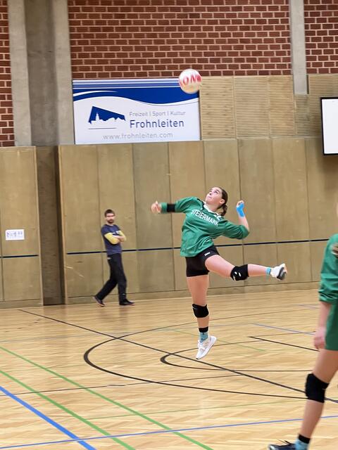 Die Mädels der Turnerschaft Deutschlandsberg haben die Steiermark im Faustball vertreten. | Foto: Turnerschaft
