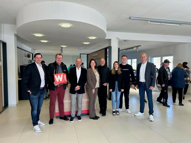 Erich Ermler jun., Harald Pokorny, Johannes Kirschner, Nicole Kirschner, Michael Röck, Selina Pelzer, Johannes Kirschner jun. und Michael Klaffenböck in Mönchhof | Foto: WKB