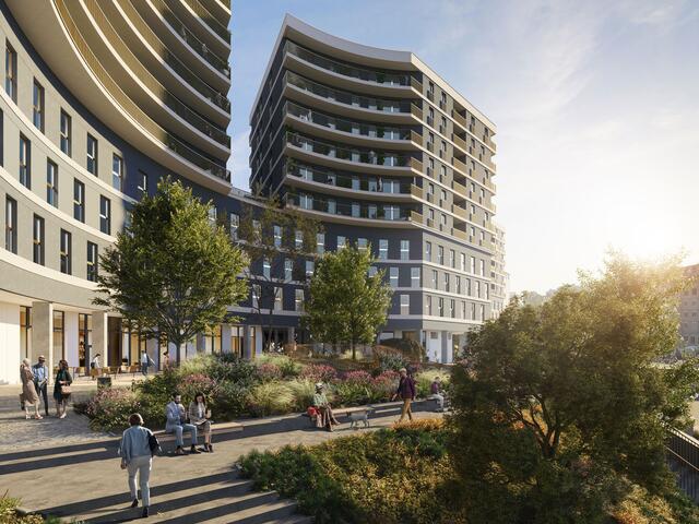 So könnte der künftige Campus in der Eichenstraße 1 aussehen. | Foto: woow studios