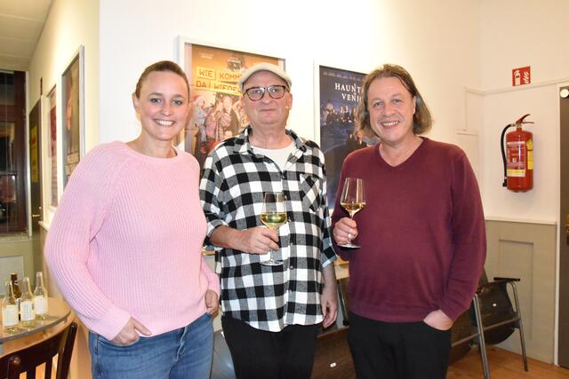 Stefanie Frank, Kurt Leitner und Herbert Marko im Krone Kino
