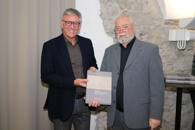 Bürgermeister Wolfgang Matt und Manfred Getzner (rechts) | Foto: Stadt Feldkirch