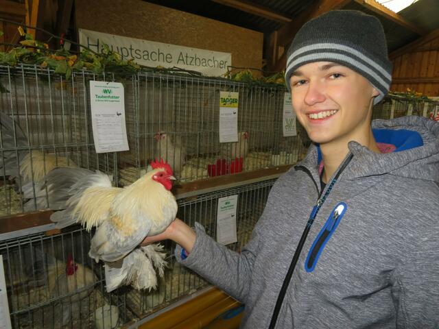 Daniel Kurz-Reichmann wurde Jugendvereinsmeister und gewann die Gesamtwertung.  | Foto: Kleintierzuchtverein E27 Bergern/ Wolfsegg