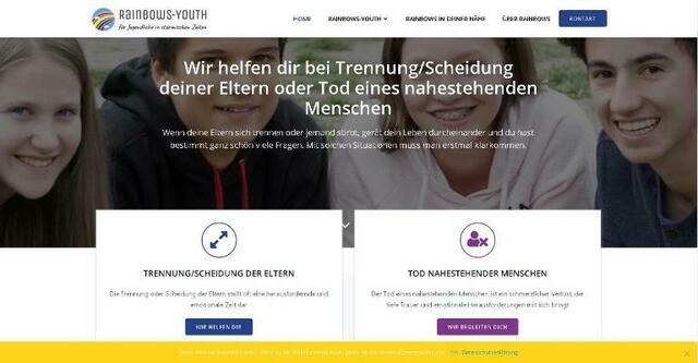 Die neue Website www.rainbows-youth.at ist für Jugendliche, die mit der Trennung/Scheidung ihrer Eltern konfrontiert sind oder die einen geliebten Menschen, vermissen. | Foto: Rainbows Tirol 