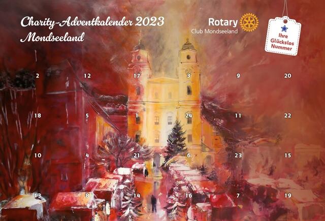 Der Rotary Club Mondseeland hat heuer einen Charity-Adventskalender herausgebracht.  | Foto: RC Mondseeland