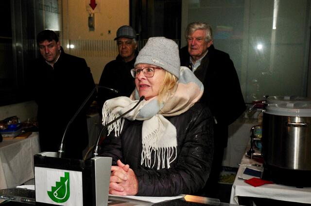 Annegret Walder verwies in ihrer Ansprache auf das große Interesse an den Einrichtungen. | Foto: Hassl