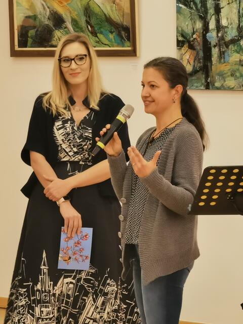 Valentina Eberhardt mit Monika Lafer | Foto: Hermine Arnold