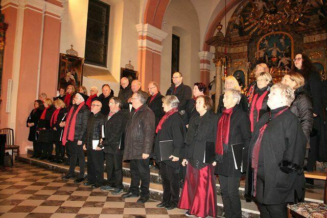 Der Chor "pro musica" war krankheitsbedingt etwas dezimiert. | Foto: Wutte