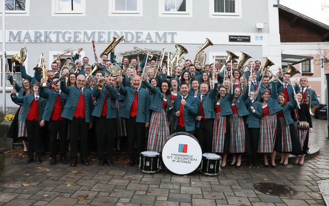 Die MK St. Georgen freut sich über eine erfolgreiche Konzertwertung.  | Foto: MK St. Georgen