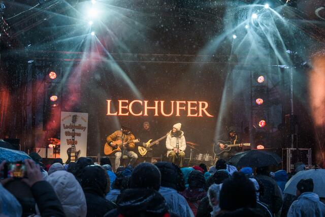 Lechufer wusste die Fans mit stimmungsvollen Liedern zu begeistern. | Foto: TVB Naturparkregion Reutte/Robert Eder