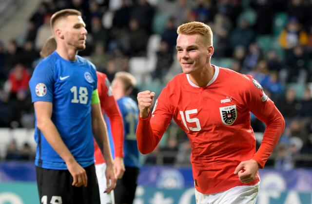 Philipp Lienhart, der vergangene Woche sein erstes Länderspieltor erzielen konnte, freut sich auf eine "super Stimmung" im Ernst-Happel-Stadion.  | Foto:  ROBERT JÄGER / APA / picturedesk.com