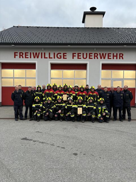 Die Teilnehmer mit Liball Kurt, Löffler Johannes, Blei Harald, Zwölfer Andreas, Leyrer-Schlosser Reinhard, Dimmel Gerald und Deutschmann Gerhard | Foto: FF Kautzen
