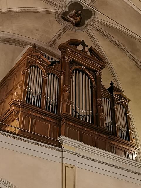 Auf den Raumklang synchronisierte mechanische Orgel | Foto: Hermine Arnold