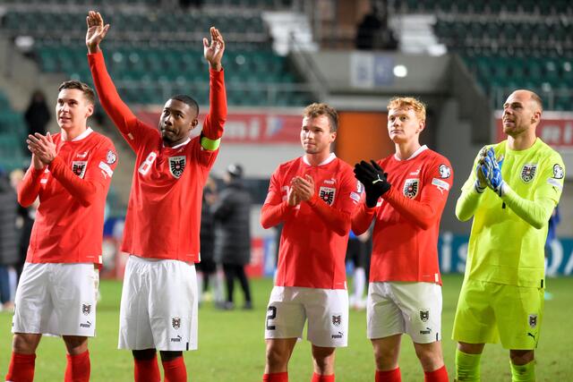 Die ÖFB-Kicker zeigen sich im Vorfeld des Freundschaftsspiels zuversichtlich, auch Deutschland schlagen zu können.  | Foto: APA Picture Desk/Jäger