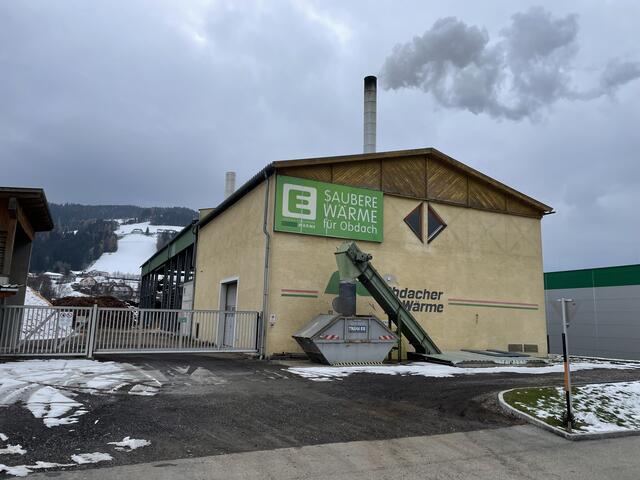 Das Fernwärme-Heizwerk der Energie Steiermark in Obdach. | Foto: Verderber