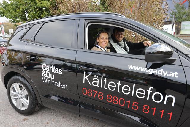 Ingrid Gady ist seit Jahren auch persönlich an den Brennpunkten vor Ort. | Foto: Caritas/Neuhold