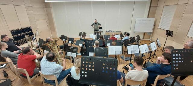 Der neue Proberaum bietet mit 100 Quadratmetern ausreichend Platz. | Foto: Musikverein Mörschwang