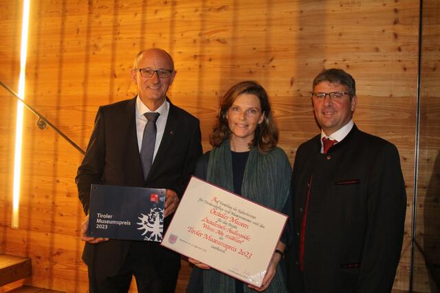 LH Anton Mattle, Dr. Edith Hessenberger, BM Richard Grüner