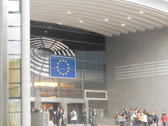 EU-Eingangsbereich in Brüssel | Foto: Alexandra Goll